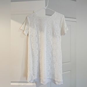 White Crochet / Lace dress